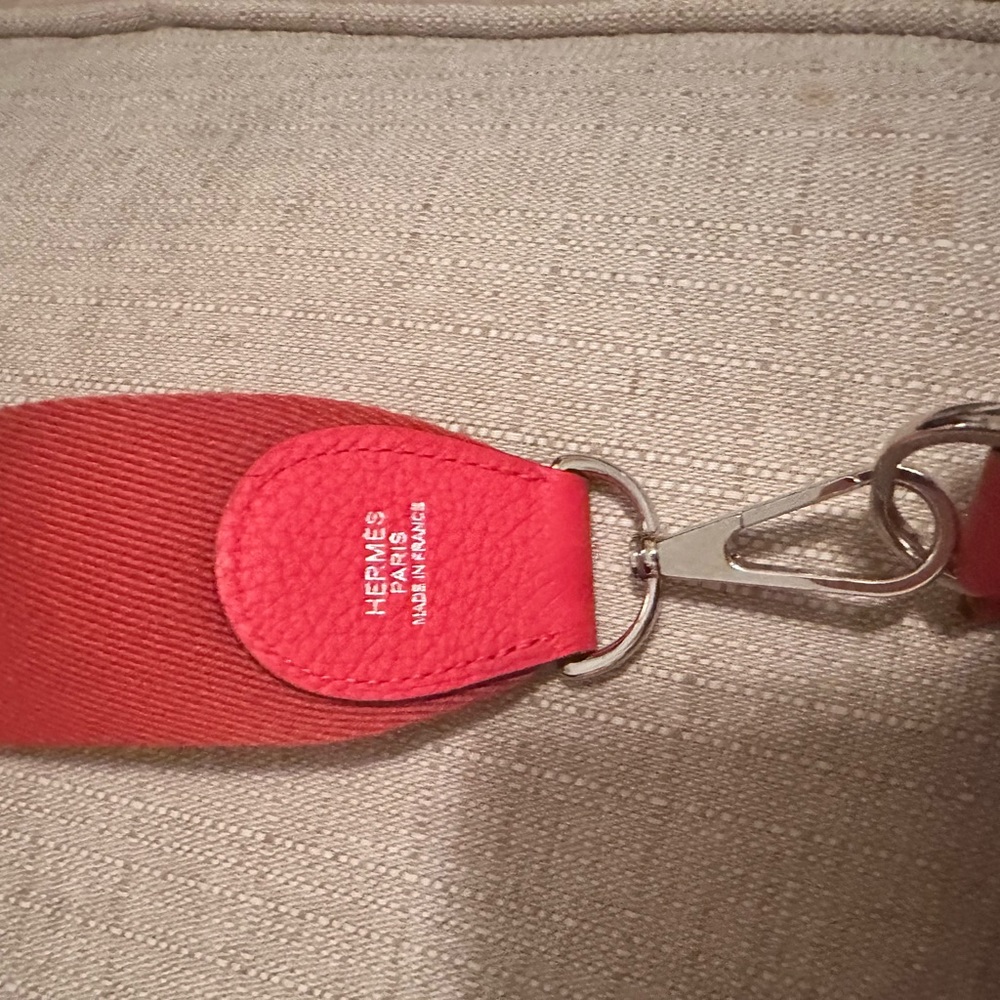Hermes Evelyne GM in Rouge de Couer. Authentic Hermes Evelyne. - Picture 4 of 7